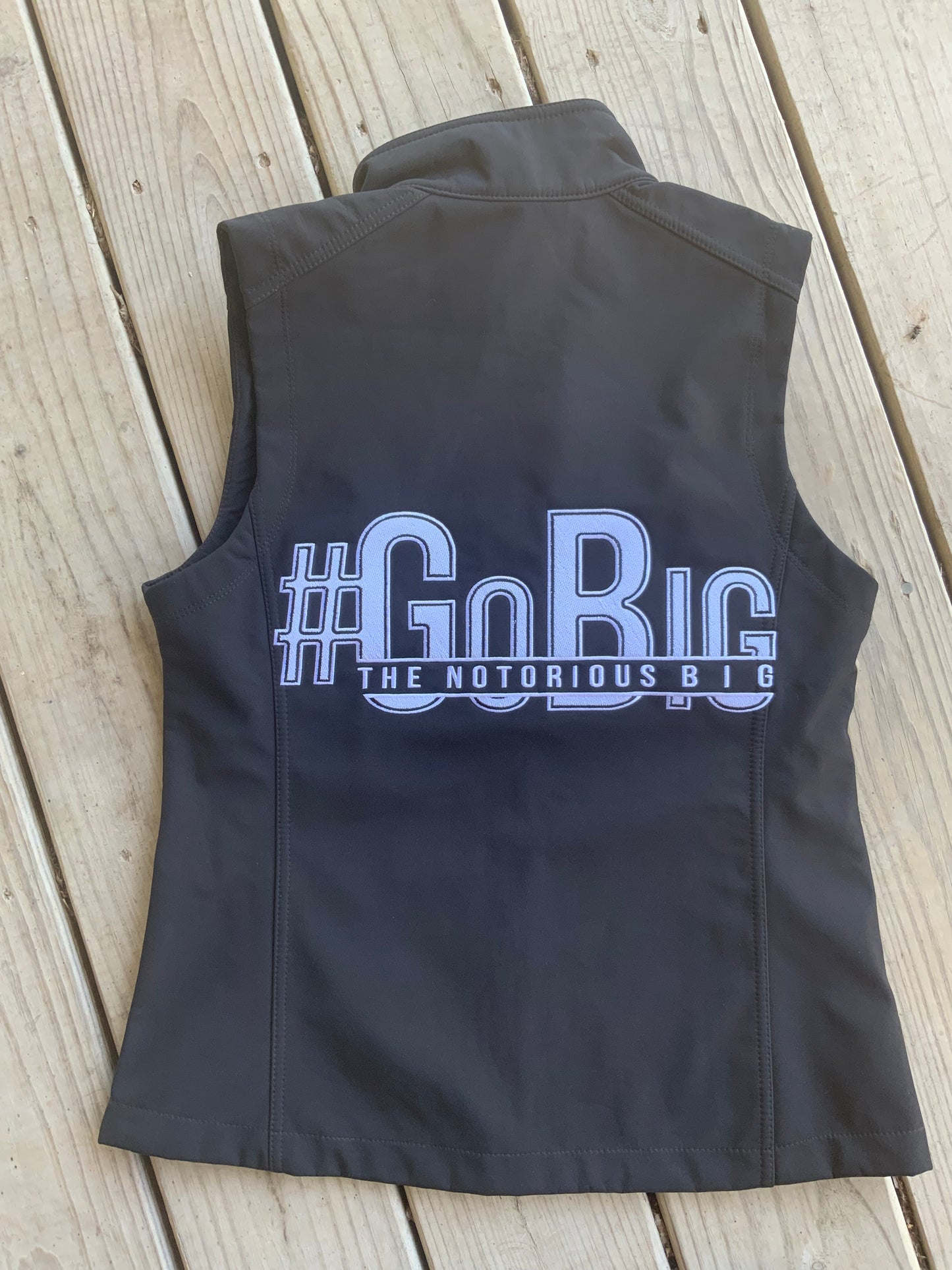 Women’s Black GoBig soft shell vest