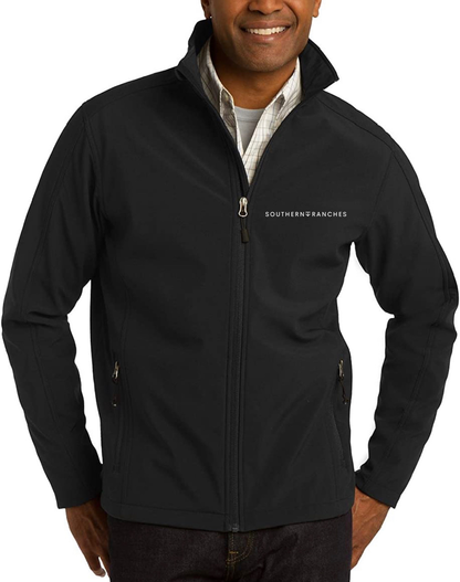 Mens Black Soft Shell TNB Jacket